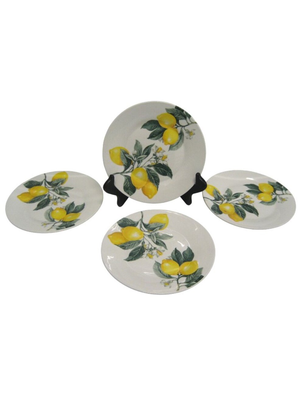Royal Norfolk Lemon Lemons Yellow Salad Plates 7.25" Set Of 4 Buy More Save More